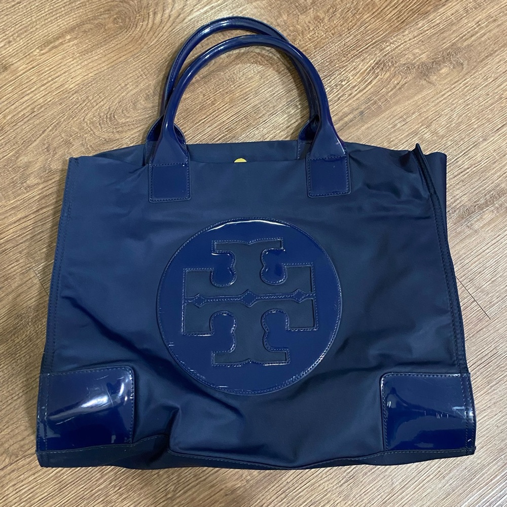 Tory Burch Ella Tote Navy